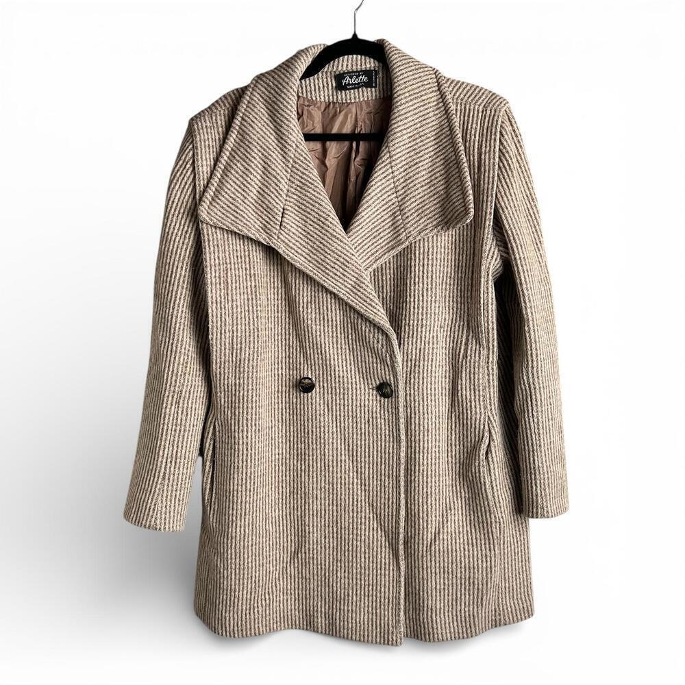 Vintage Tweed Double Breasted Coat
